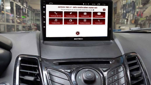 Màn hình DVD Android xe Ford Fiesta 2010 - nay | Gotech GT6 New